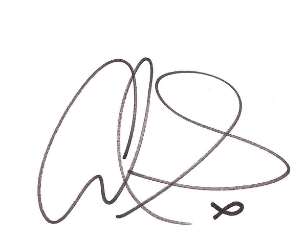 Alan Smith signature